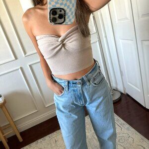 Princess Polly - strapless top cream